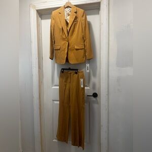 DKNY Mustard Yellow Pant Suit